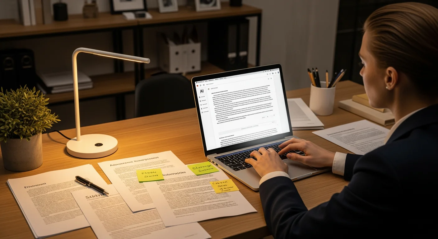 AI Redaktion Workflow mit menschlicher Überarbeitung und KI-Tools im DACH-Markt