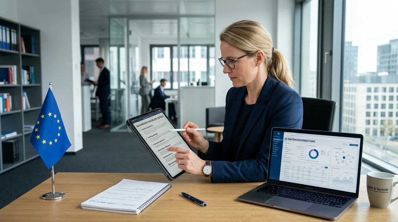 DSGVO und KI-Compliance im DACH-B2B: Datenschutz bei Answer Engine Optimization