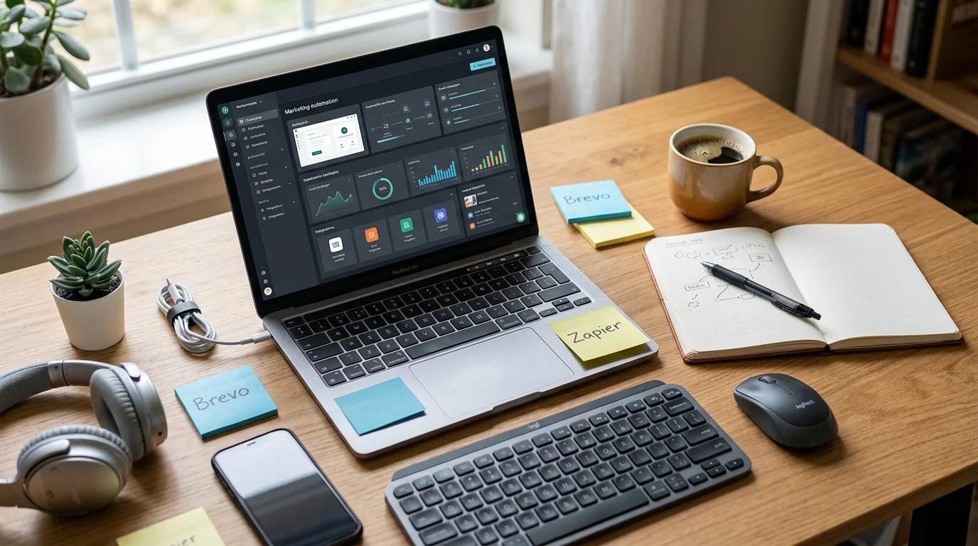 KI-Tool-Stack für DACH-KMU: Brevo, Zapier, ChatGPT und Semrush als integrierter Marketing-Stack