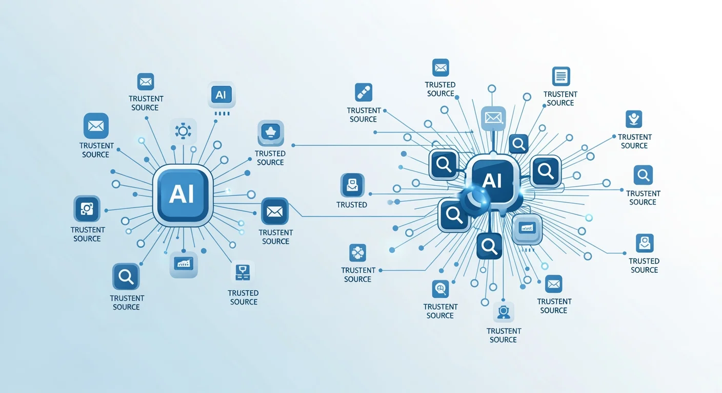KI-Assistenten und Suchmaschinen bewerten Content nach ähnlichen Vertrauenssignalen wie Googles E-E-A-T Framework