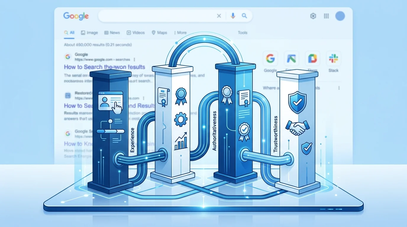 EEAT SEO Übersicht: Experience, Expertise, Authoritativeness, Trustworthiness als Rankingfaktoren
