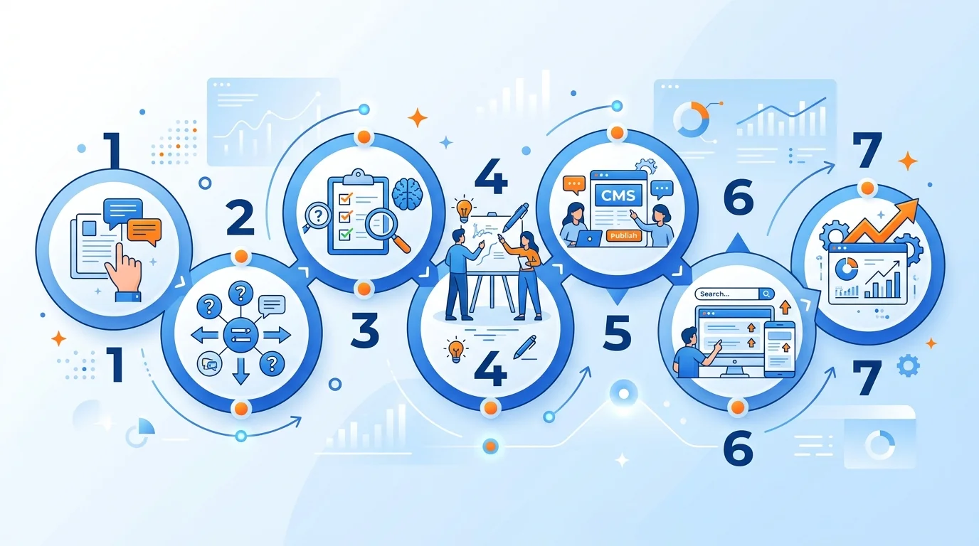 7-Schritte-Prozess zur technischen GEO-FAQ-Implementierung mit JSON-LD Schema Markup