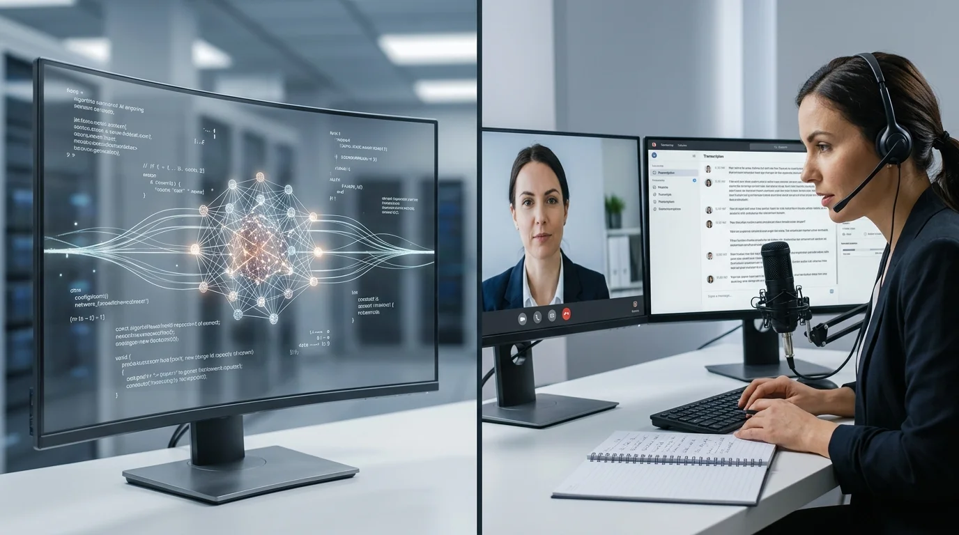 Unterschied zwischen generativem KI-Tool und interview-basiertem Workflow für B2B-Content-Erstellung