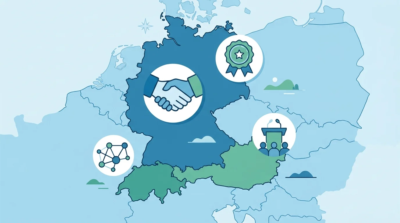 DACH-Markt Besonderheiten für B2B-Vertrauen: Verbände, Referenzen und persönliche Empfehlungen