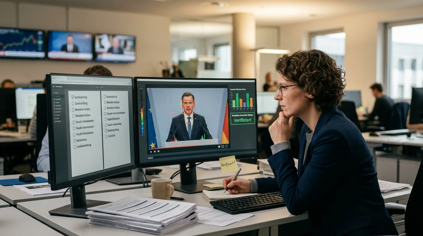 Deepfake-Erkennung und KI-Risiken im Journalismus 2026 – Faktencheck-Workflow in der Redaktion