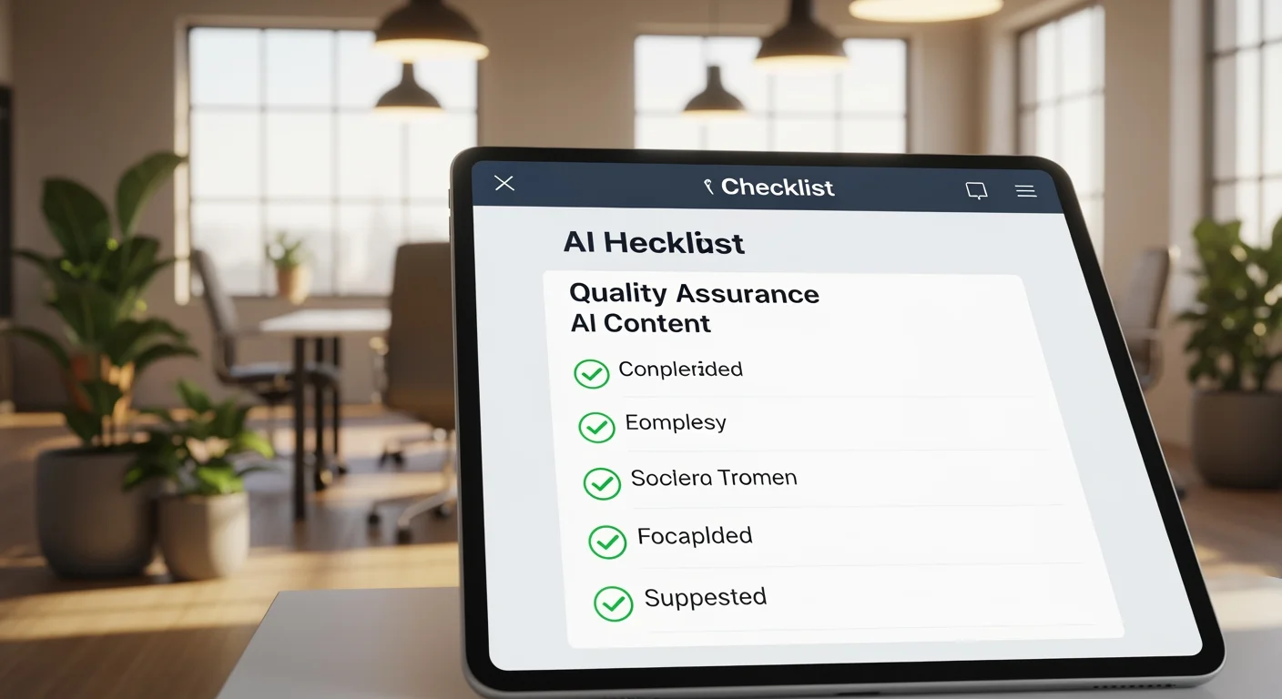 KI-Content-Qualitätssicherung Checkliste und zweistufiger Freigabeprozess für Content-Teams