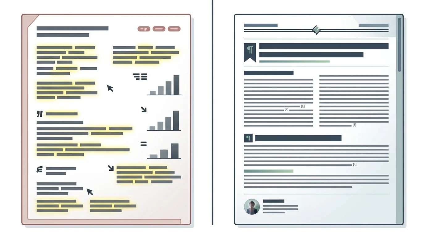 Vergleich redaktioneller Text vs. SEO-Text – Qualität und Struktur im Überblick