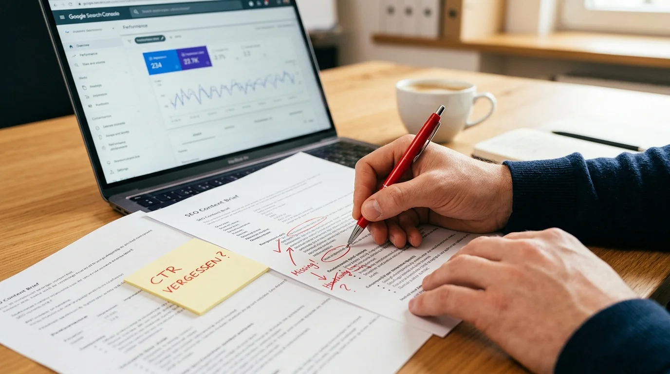 Typische Fehler beim SEO-Artikel schreiben lassen: fehlendes CTR-Briefing und DSGVO-Risiken