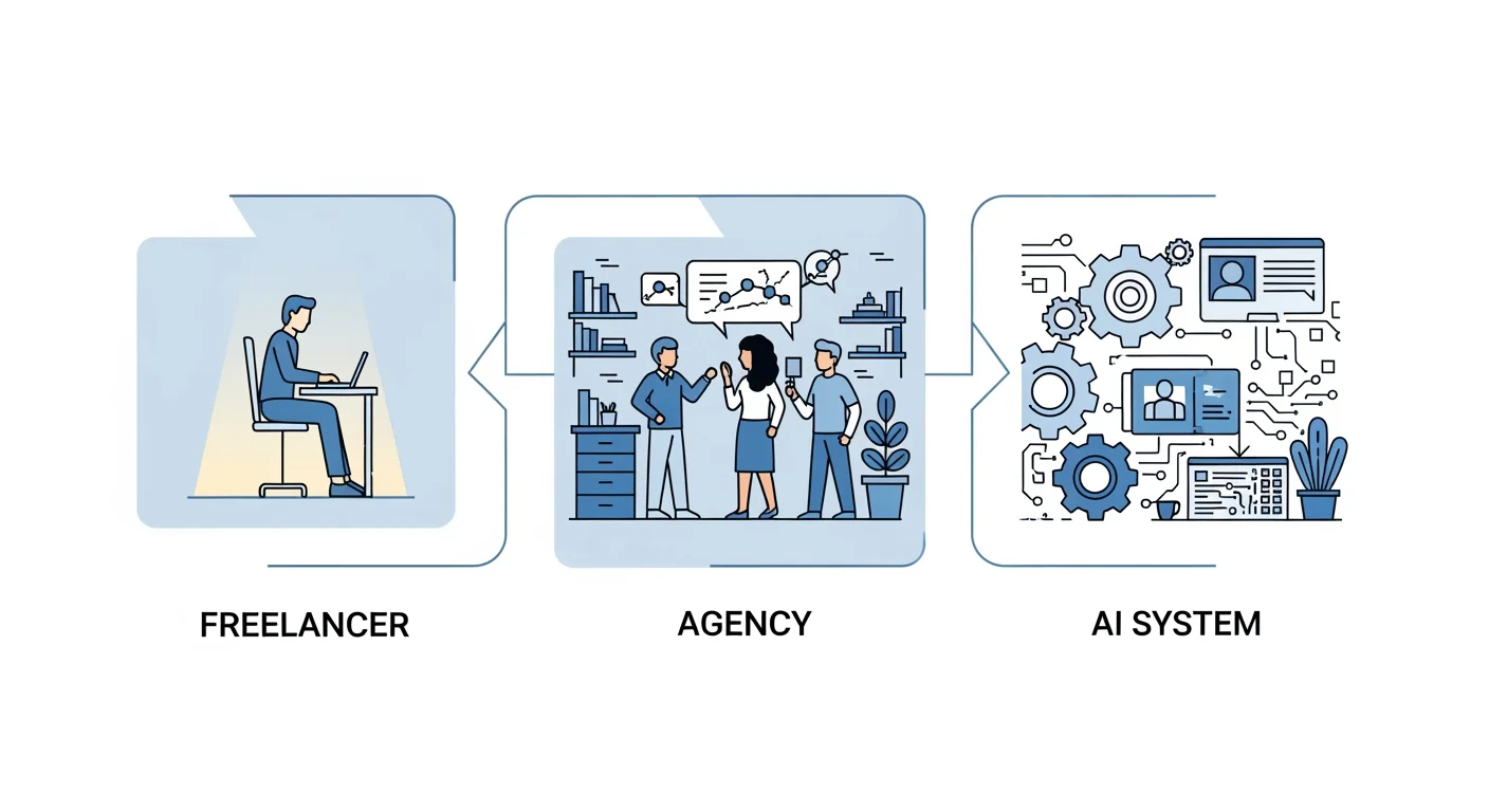 SEO Artikel schreiben lassen – Vergleich Freelancer, Agentur und KI-System für Marketing Manager