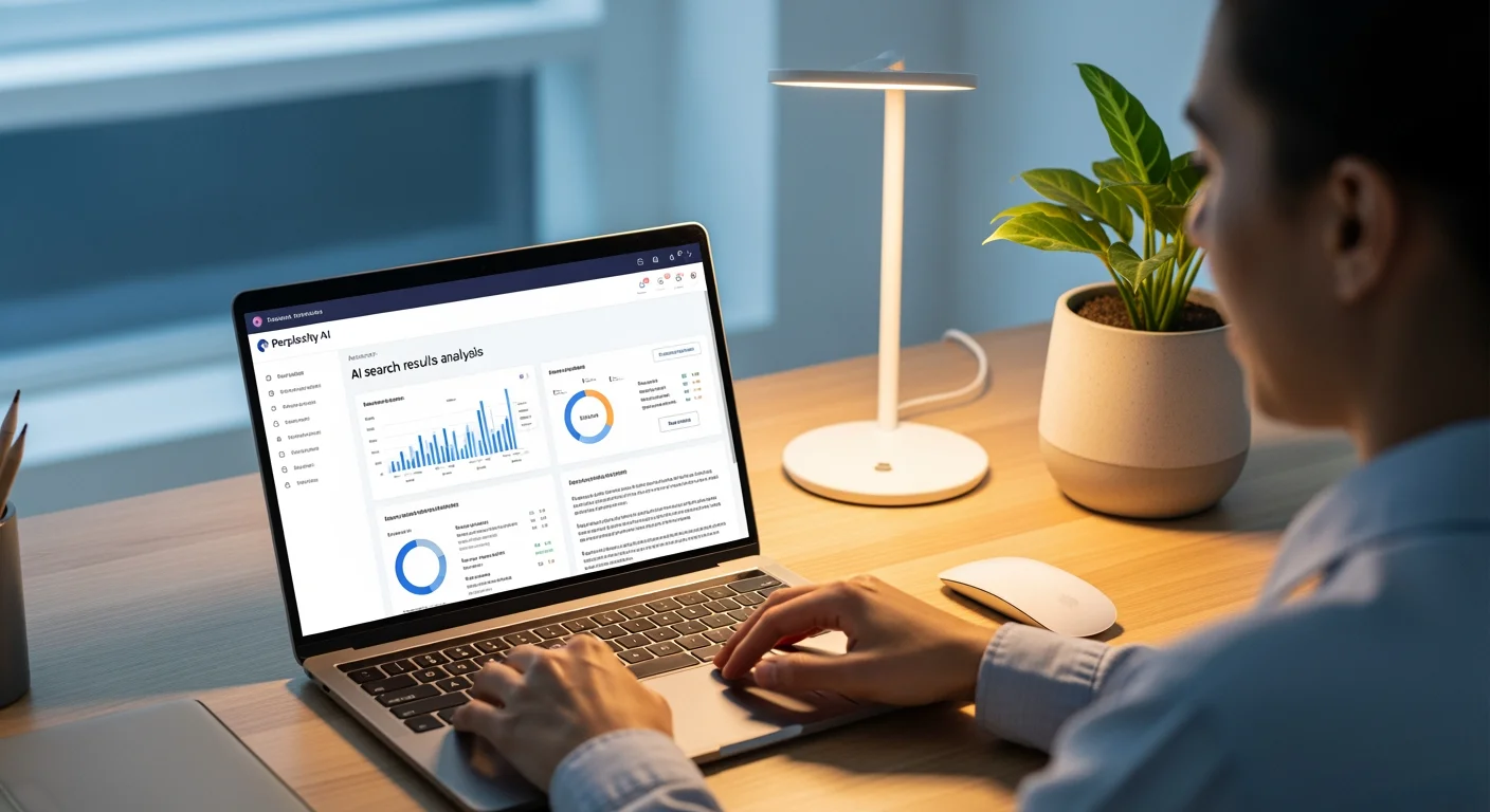 SEO für Perplexity AI – Digital Marketer optimiert Content für KI-Suchmaschine