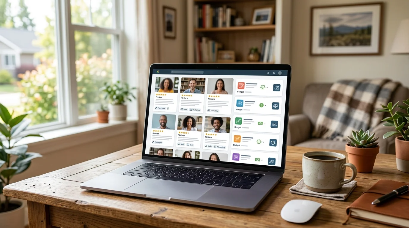 Content-Plattform Marktplatz für SEO-Texte – Freelancer und Auftraggeber arbeiten digital zusammen