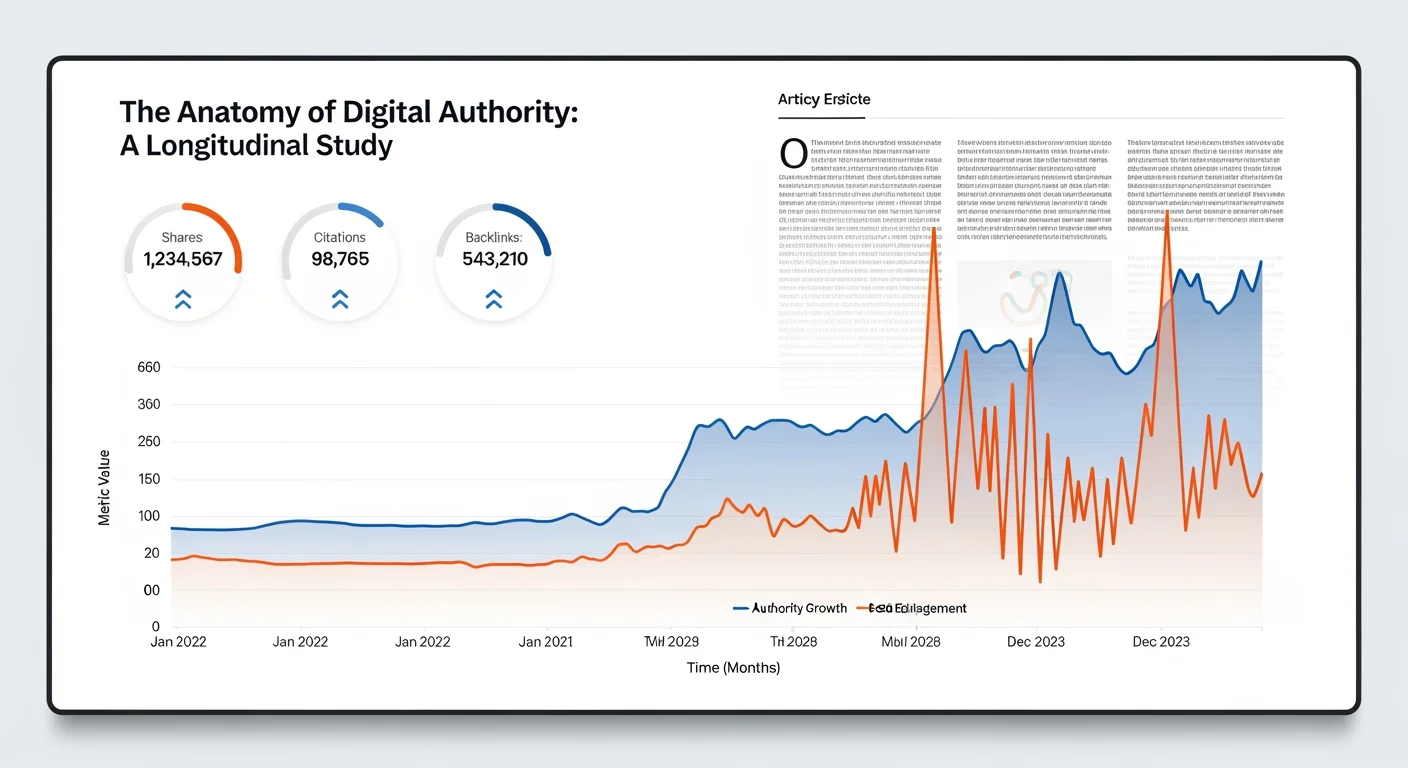 Ein tiefer Fachartikel baut langfristige Autorität auf im Vergleich zu flüchtigen Social Media Posts