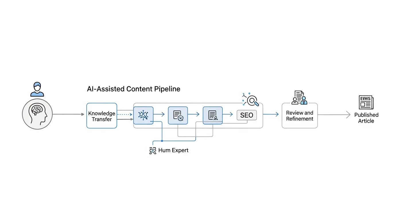 AI Redaktion für Thought Leadership: Expertenwissen systematisch in Fachartikel übersetzen