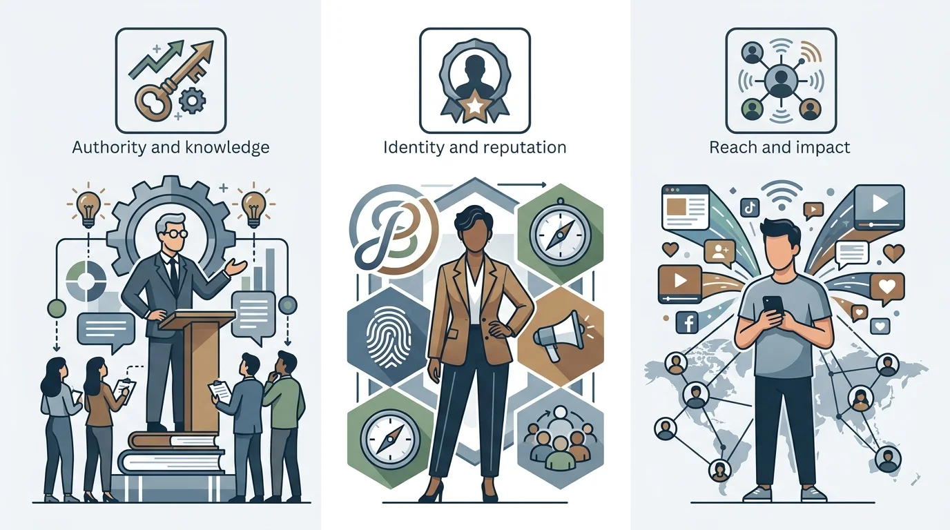 Vergleich Thought Leadership Personal Branding Influencer Marketing im B2B