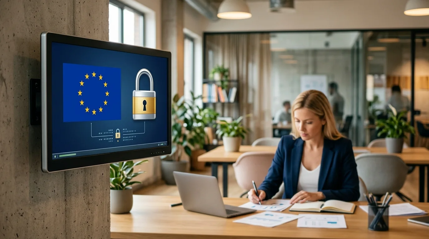 DSGVO-Risiken bei US-basierten KI-Tools für DACH-Unternehmen visualisiert